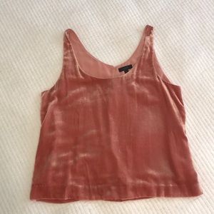 J. Crew velvet tank top